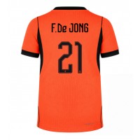 Stroje piłkarskie Holandia Frenkie de Jong #21 Koszulka Podstawowej MŚ 2026 Krótki Rękaw